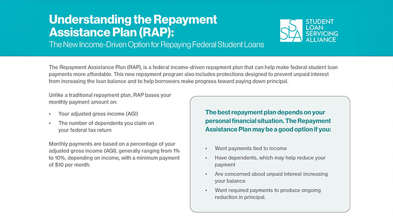 Understanding the New Repayment Assistance Plan For Federal Student Loans